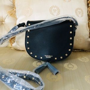Victoria’s Secret crossbody black studded bag